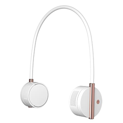 DOOK Abanico De Cuello Colgante De Verano Aire Acondicionado Portatil Sin Aspas Enfriador De Aire Plegable USB Ventiladores Portátiles Personales,Blan en oferta