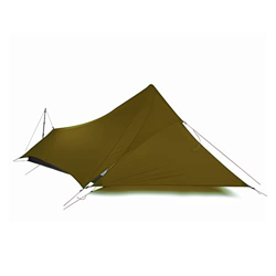 WEEDKEYCAT Tienda de Campamento Ultraligera de Nylon 20d Ambos Lados Refugio de silicio Tarp 1 Persona 3 Temporada Tarta de Mosca de Lluvia Tarp características