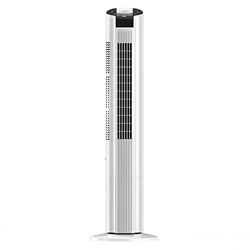 QCLUEU Ventilador De Torre, Ventilador De Pie Sin Aspas con Control Remoto 3 Velocidades De Viento Modos Ventilador De Refrigeración Silencioso para D en oferta