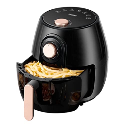 Horno De Freidora De Aire, Freidora De Aire Compacta, Circulación De Aire Rápida Y Temporizador De 30 Minutos, 3,8 Litros, Horno Automático Multifunci