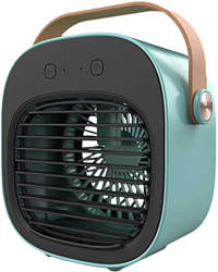 JHKG Aire Acondicionado porttil,Enfriador de Aire Personal Recargable,3 velocidades Duracin 4~16 Horas,Mini Ventilador de Aire Acondicionado para Inte características