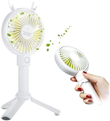 Cama de Escritorio de Oficina Recargable con Ventilador pequeño USB, Mini Ventilador de Escritorio de Oficina silencioso de Escritorio portátil silenc