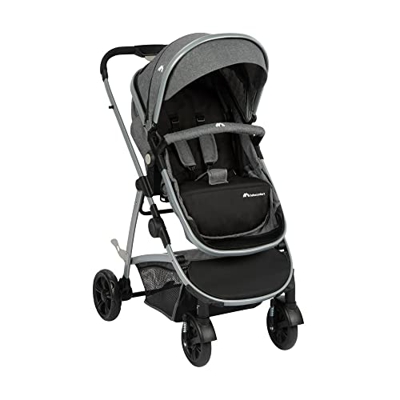 Bebeconfort Hello 2 en 1 Silla de paseo, cochecito ligero de 8,4 kg, plegado reversible y compacto, asiento que se convierte en capazo, para bebés de 