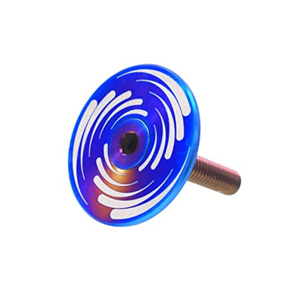 Jorzer Tapa de la Bicicleta Tapa Superior Capa de la Tapa de la Carretera MTB Cubierta del vástago con la Tapa del Auricular del Perno para el Tubo de