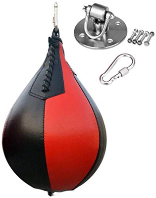 YEstge Pera de Boxeo con Soporte, Bola de Boxeo para Boxeo, Pera de Boxeo para Dejar Salir Las emociones, Entrenamiento, Fitness, MMA, Muay Thai o Ent
