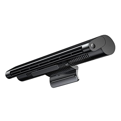 EROOLU Ventilador con Clip para Monitor, Ventilador De Pantalla Colgante Portátil con 4 Velocidades, Ventilador Sin Cuchilla Alimentado por USB, Ángul