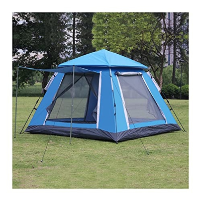 WEEDKEYCAT 4-5 Personas Gran Espacio Automático Abertura Automática Camping Camping Double Capa Impermeable 4 Temporada Tenta for Fiestas Familiares d