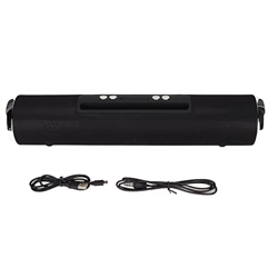 KUIDAMOS Barra de Sonido, Altavoz de Graves Profundos Multifuncional L6 de Alto Volumen Compatible con Tarjeta de Memoria para TV precio