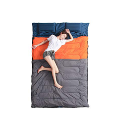 n/a Ultraligero Camping Saco de Dormir Doble Invierno otoño sobre Sacos de Dormir Dobles Camping Pareja Bolsa Caliente en oferta
