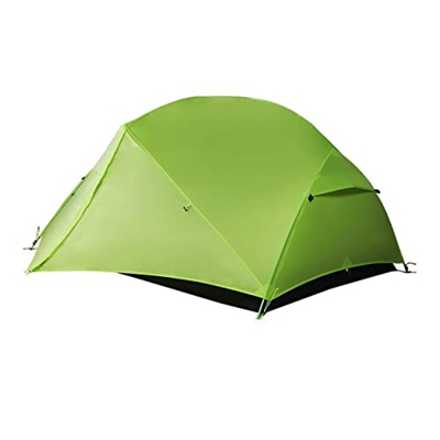 WEEDKEYCAT Tienda de Campamento de 2 Personas Mejorada Tienda de Mochila Ultraligera de Doble Capa de Nylon Campas de Mochila Ultralight Tent de 4 Tem