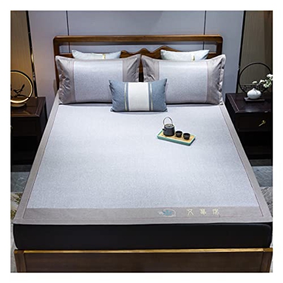 FRIKE Colchoneta De Ratán para Dormir Verano Colchón Transpirable Suave Plegable Refrigeración Ropa Cama Bambú Cojín Hogar Escuela Dormitorio Colchone