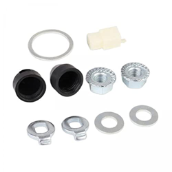 F Fityle 2X Kit de Tuercas de Motor de Buje de Bicicleta Eléctrica, Arandela de Seguridad de Repuesto, Tuercas de Bloqueo de Rueda Delantera Y Trasera precio