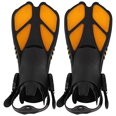 BOTEGRA Aletas de Buceo Largas, Aletas de Talón Abierto, Aletas de Esnórquel para Actividades de Piscina de Buceo, Hombres Y Mujeres(Maryland)