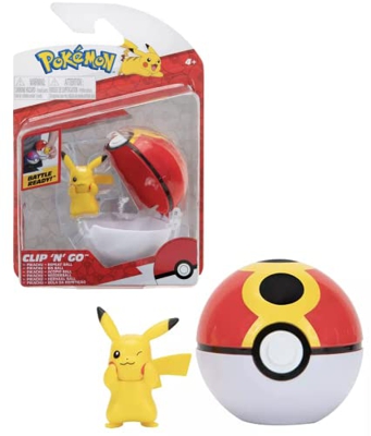 Pokemon Figuras 5-8 cm Pikachu – Juguetes Pokemon Clip N Go Nueva 2022 – Figuras Pokemon & Bolas Pokemon - Licenciado Oficialmente Pokemon Juguetes