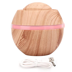 Humidificador de Aire, Difusor de Humidificador, Humidificador Doméstico, Mini Humidificador de Aire Hidratante, Carga USB Hidratante de 500 Ml para E características