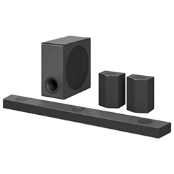 LG S95QR - Barra de sonido Inteligente con 810W de potencia y 9.1.5 canales con 5 altavoces Atmos verticales y altavoces traseros incluidos. Sonido en precio