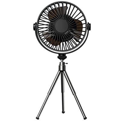 SFFZY Mesa de piso de control remoto enfriador de aire mini ventilador de techo portátil 360 ° Rotación de viento de 3 velocidades Inalámbrica for luz