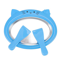 Luqeeg Máquina de Yogur Frito, 150ml Yogurt de Hielo de Bricolaje Fabricante de Rollos de Helado Doméstico Yogurtera Automática Digital Máquina de Cre precio