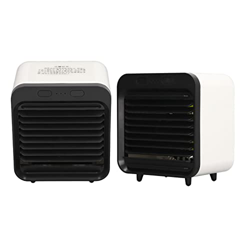 Ventilador Aire Acondicionado, Mini Enfriador de Aire de Escritorio Usb con Niebla, Ventilador Humidificador Portátil con Tanque de Agua de Gran Capac precio