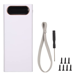 Yunseity Cargador Portátil, Banco de Energía de Carga Rápida con 2 Salidas USB 3 Entradas Micro Tipo C Pantalla LCD Paquete de Batería Cargador de Res en oferta