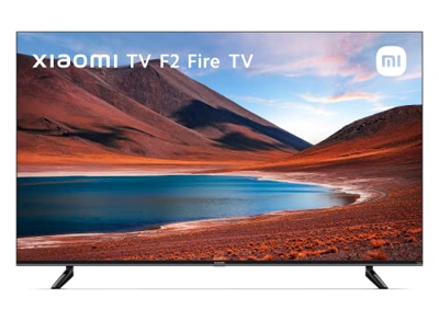 Xiaomi F2 43" Smart Fire TV 108 cm (4K Ultra HD, HDR10, Aluminio sin Marcos, Prime Video, Netflix, Control de Voz de Alexa, HDMI 2.1, Bluetooth, USB,