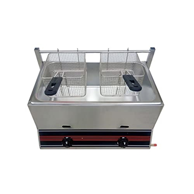 Tightstore Freidora Profunda con Cesta, freidora fácil de Limpiar, freidora de Patatas Fritas, freidora a Gas con Cesta Desmontable, freidoras para el