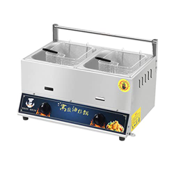 Tightstore Freidora a Gas, Freidora Profunda para El Hogar con Cesta Grande, Freidora de Patatas Fritas, Cesta de Aceite Extraíble para Restaurante Co en oferta