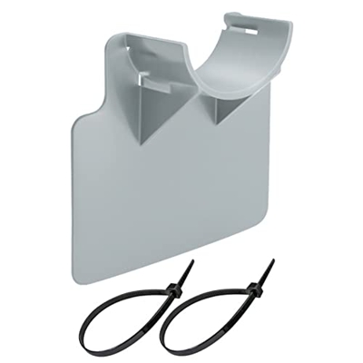 Juego de soportes para tubos de piscina de 30 – 38 mm, soporte de manguera de piscina, protección contra torceduras de plástico con bridas para piscin