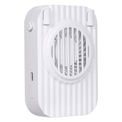 LOVIVER Ventilador de Cuello Colgante usable con cordón Ventilador de Collar Personal de 3 velocidades operado por batería para Interiores y Exteriore