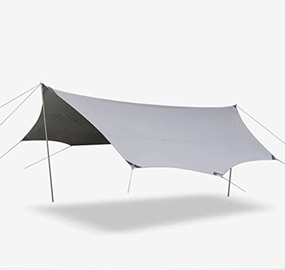 Habiba Tienda Tienda de campaña portátil, Refugio de Lona Impermeable Multiusos para Acampar con Postes, Viajes, mochileros, Senderismo, al Aire Libre