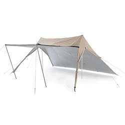 Habiba Tienda Tienda de campaña de fácil instalación, toldo con Pantalla de proyección, Refugio Impermeable para el Sol, la Lluvia y el Viento, pícnic características