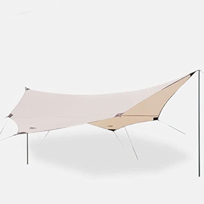 Habiba Tienda Toldo Plegable, Cubierta de Tienda portátil, Tienda de campaña Impermeable Multiusos, sombrilla de Viaje al Aire Libre, refugios de Lluv