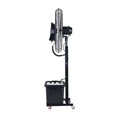 YDoo Ventilador de refrigeración de Verano doméstico para Gimnasio de pie de 3 velocidades Hidropónico, humidificador de nebulización de refrigeración