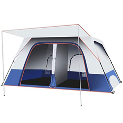 Habiba Tienda Tienda de campaña para 4-8 Personas, Dos Habitaciones y una Sala de Estar, Tienda de campaña Grande de Doble Capa, Tienda de Playa con d en oferta