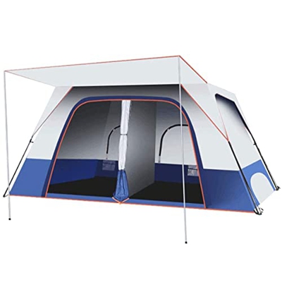 Habiba Tienda Tienda de campaña para 4-8 Personas, Dos Habitaciones y una Sala de Estar, Tienda de campaña Grande de Doble Capa, Tienda de Playa con d