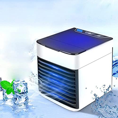YANRU Ventilador Enfriador De Aire PortáTil - El Aire Purifica Climatizadores Portatiles, Utilice Solo Agua Limpia Ventilador Hielo, para HabitacióN, 
