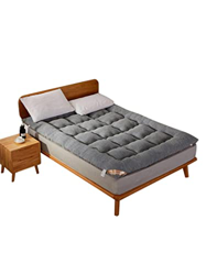 Colchón Engrosado para Niños Estudiantes Topper, Protector De Colchón Diseño Ventilado como Un Colchón Lana De Cordero Colchón Suave Invierno Cálido E en oferta