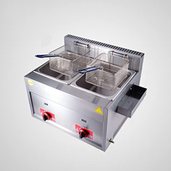 Tightstore Freidora de grasa grande, Freidora de patatas fritas, Freidora de gas, Freidora de gas para el hogar con cesta, Freidora de acero inoxidabl precio