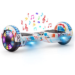 E-RIDES Hoverboard niños 6.5",Patinete Eléctrico Autoequilibrio,Hoverboards Patinete Smartgyro,Altavoces Bluetooth Luces LED Motor 500W,Regalos para N precio