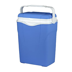 TIENDA EURASIA® Nevera Portátil Rigida con Asa, Color Azul, Mantiene Frio 6 Horas sin Hielo, Nevera para Camping, Viaje, Playa (12L) en oferta