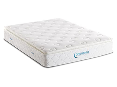 Colchón de muelles ensacados con sobrecolchón American Dream de DREAMEA - 135 x 190 cm