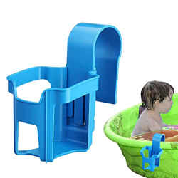 J- Portavasos Junto a la Piscina - Portavasos para Piscina sobre el Suelo | Soporte Resistente para Vasos de Piscina, sin derrames, más Estable, Acces características