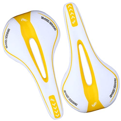 KBBKIC Asiento de bicicleta de carretera, transpirable, cómodo, diseño ergonómico, compatible con amortiguador de asiento de montaña, montaña, carrete