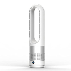 Ventilador Silencioso Sin Aspas De Pie,Ventilador De Torre para Uso Doméstico,Velocidad del Viento De 8 Velocidades,con Control Remoto,Ajuste Multiáng en oferta