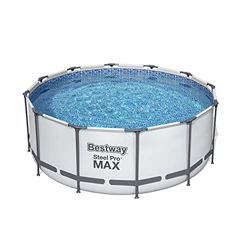 Bestway Steel Pro MAX da 366x122 cm Piscina de Superficie Solo Estructura, Color Blanco características