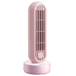 Mini Ventilador De Escritorio USB,Ventilador Vertical Sin Aspas De Escritorio,Función De Aire Activada por Iones Negativos,para Oficina,Dormitorio,Sal precio