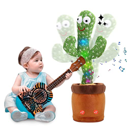 Cactus Bailarin Repite Español,Cactus Bailarin Español Repite,Funny Dancing Cactus Toy Español,Juguete de Cactus Que Habla Bebe,Baby Cactus Parlanchin precio