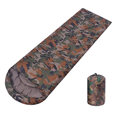 JYER Saco de Dormir, 3-4 Temporadas Clima cálido frío, Ligero, portátil, Saco de Dormir Impermeable con Saco de compresión para Adultos niños, Acampar
