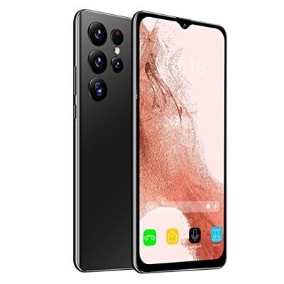 Teléfono Móvil SIM Libre Desbloqueado, Teléfonos Inteligentes 4G, ROM de 16GB RAM 1T, Pantalla HD Ultra de 7.3 Pulgadas, Cámaras Duales, Reconocimient