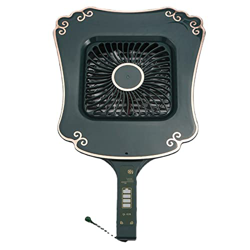 IYFHACS Ventilador de mano eléctrico, mini ventilador de escritorio cuadrado portátil USB, 3 velocidades ajustables, estilo antiguo chino, princesa de características